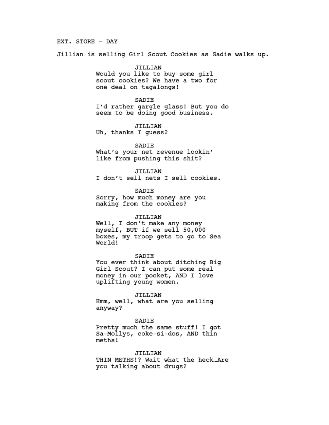 Wednesday BTS - SADIE EP 4 SCRIPT! – Rotted
