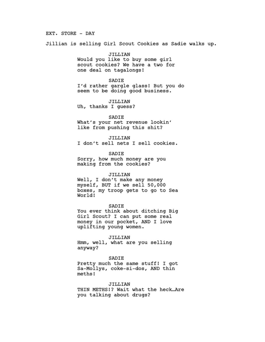 Wednesday BTS - SADIE EP 4 SCRIPT!