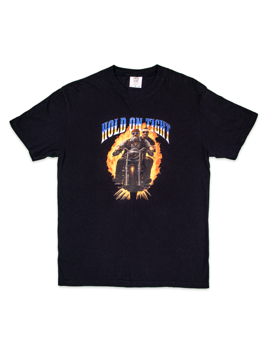 Bikers Hold On T-Shirt - Black