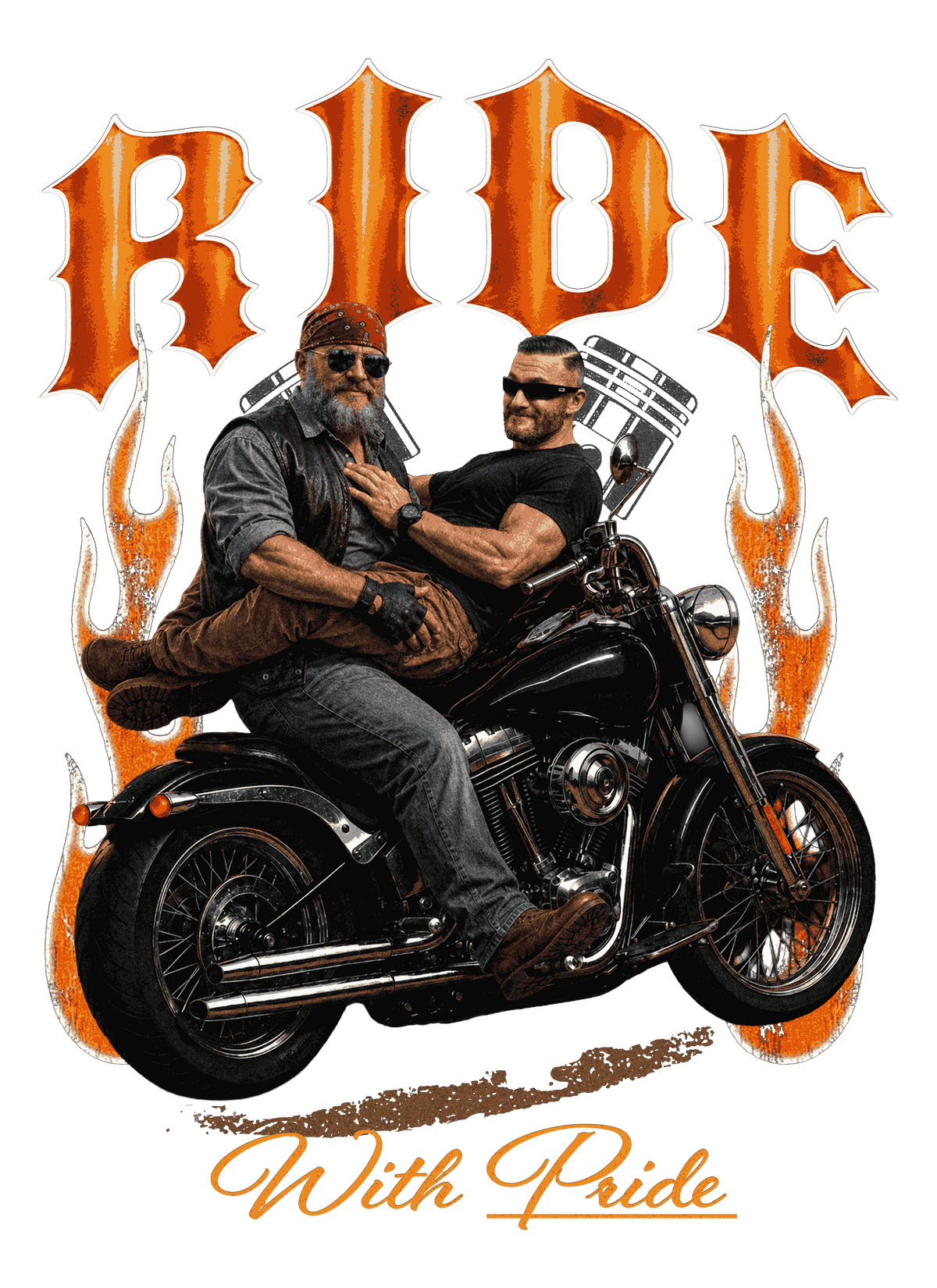 Bikers Pride T-Shirt - Black